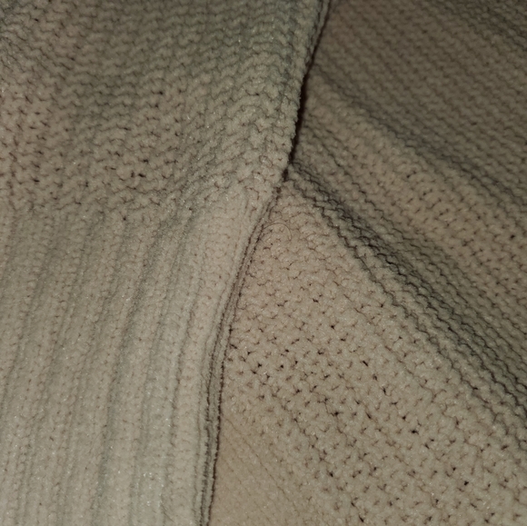 NWT Women's Aerie Soft & Cozy Blush Pink Pinkmas Chenille Open Cardigan Sweater - Picture 4 of 9